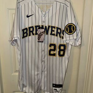 Milwaukee Brewers Nike Player Issued Jersey